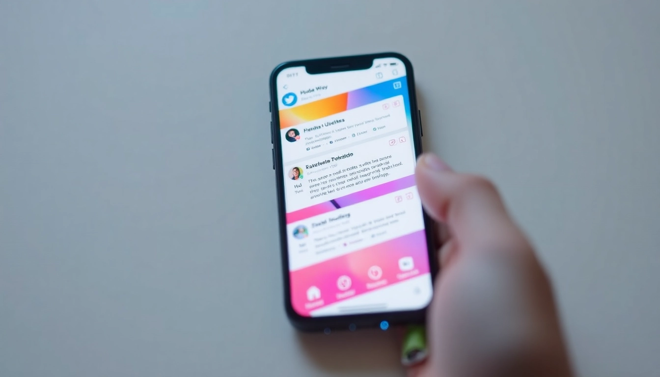 Image illustrating Social Media Platform Updates with a smartphone showing notifications and